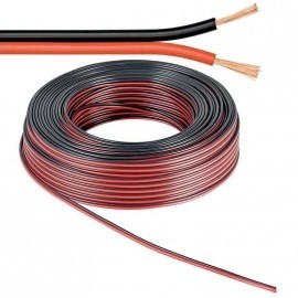 Cable paralelo rojo/negro 2×1.0mm2 ref. 100317638