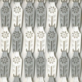 Cortina mosaico gris/blanco ref. 100318382