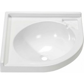 Lavabo rinconera 42×42 blanco ref. 03304