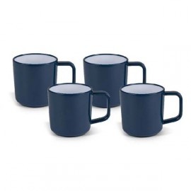 Pack 4 tazas kampa azul midnight ref. 100318395